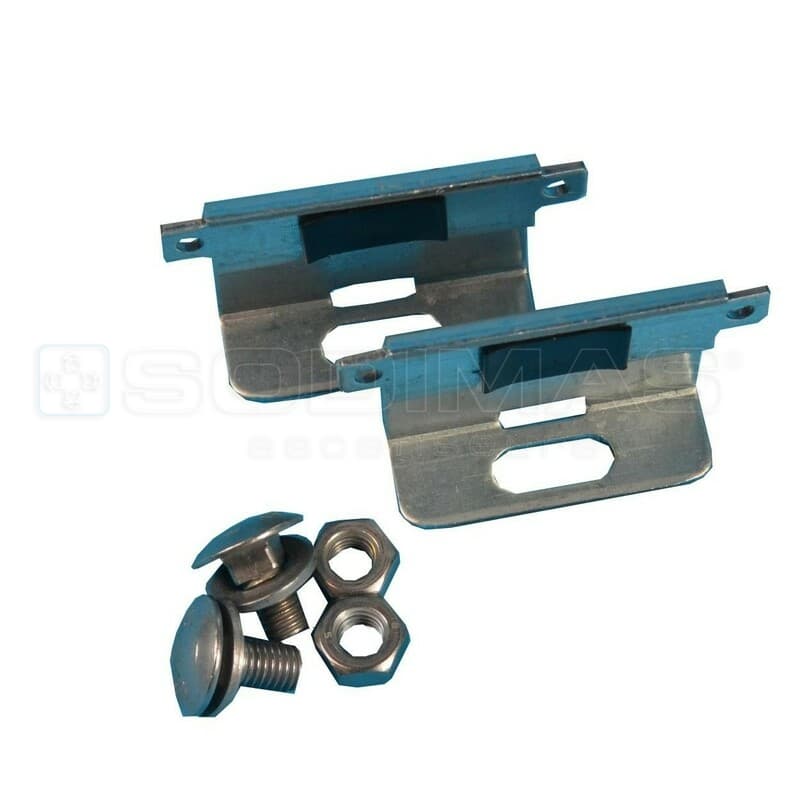 Lot de 2 patins de guidage pour portes cabines Premium PM seuil rainure de 8 mm norme 81-20 (exclus portes cabines Premium PM avec vantaux Full Glass)